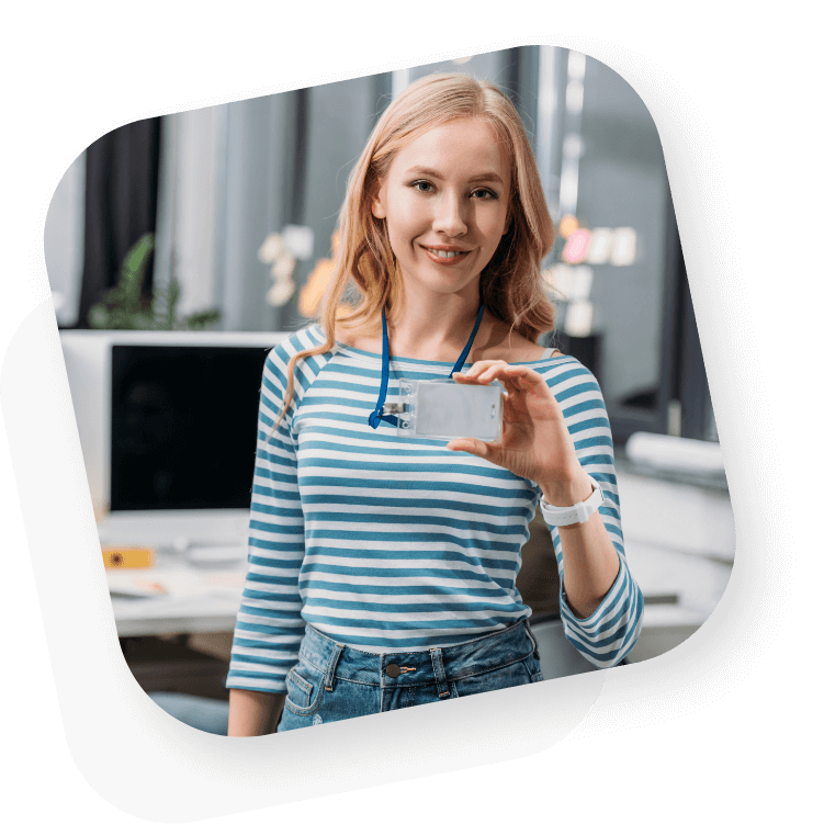 Validação e segurança garante identidade de seus colaboradores.