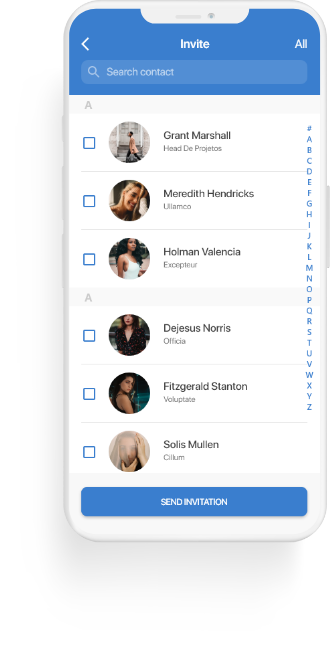 Share your business card with multiple contacts at once