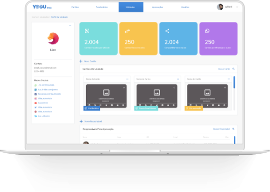 Have the history and backup on the contacts exchanged in your company