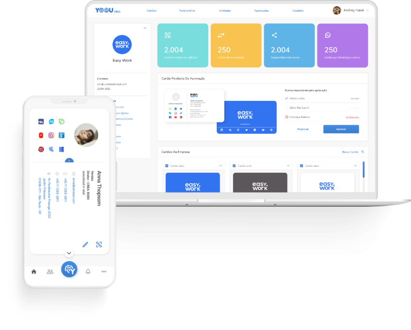 Tenha a gestão dos contatos compartilhados em sua empresa.